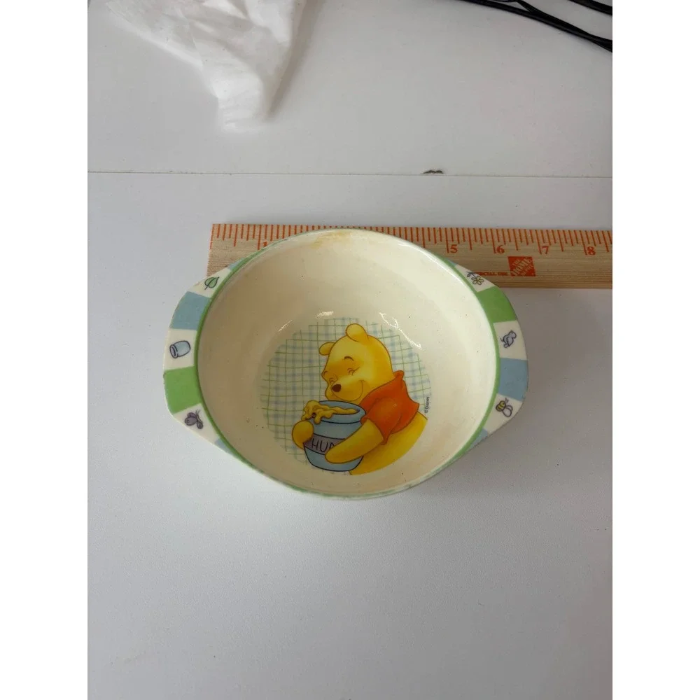 Disney Winnie the Pooh Melamine Toddler Bowl The First Years Honey Pot Bee 2008